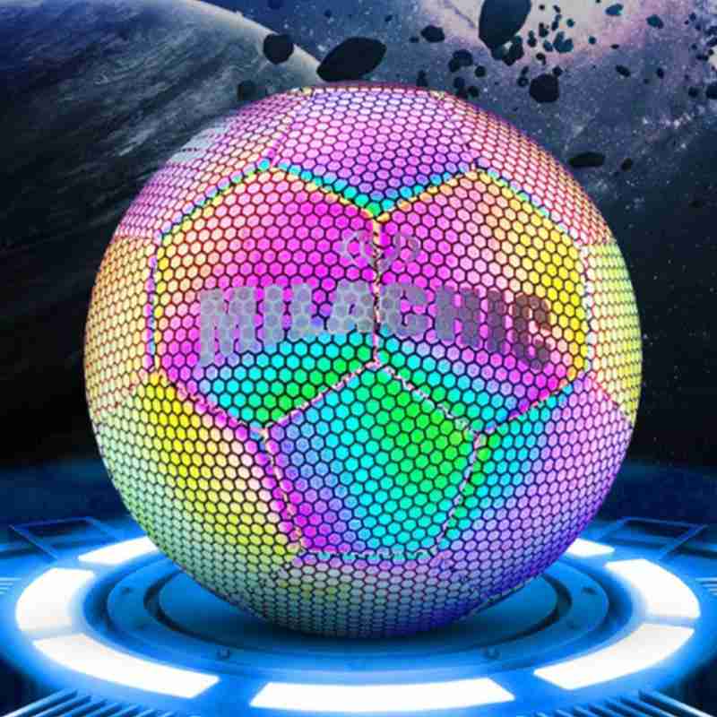 Soccer Ball Luminous Football Night Light Noctilucent Children Game Train Luminescence Ball Men Women Glowing Soccer