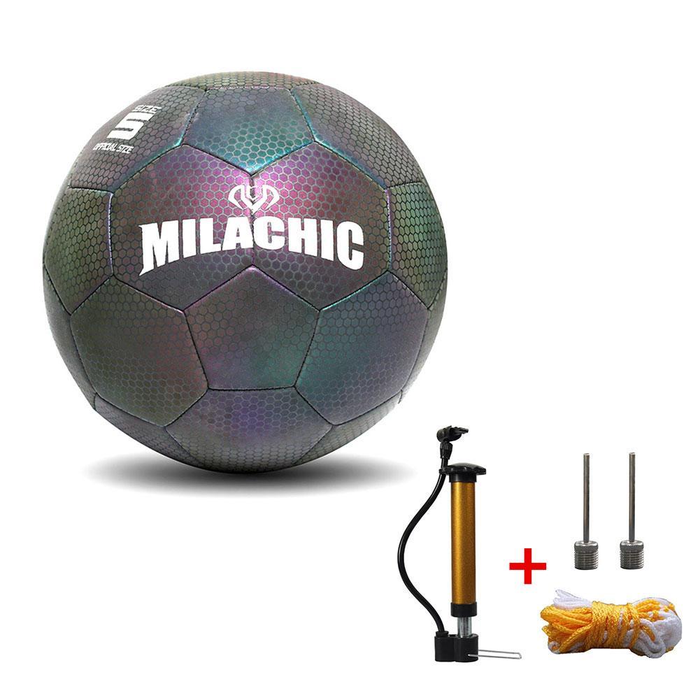 Soccer Ball Luminous Football Night Light Noctilucent Children Game Train Luminescence Ball Men Women Glowing Soccer