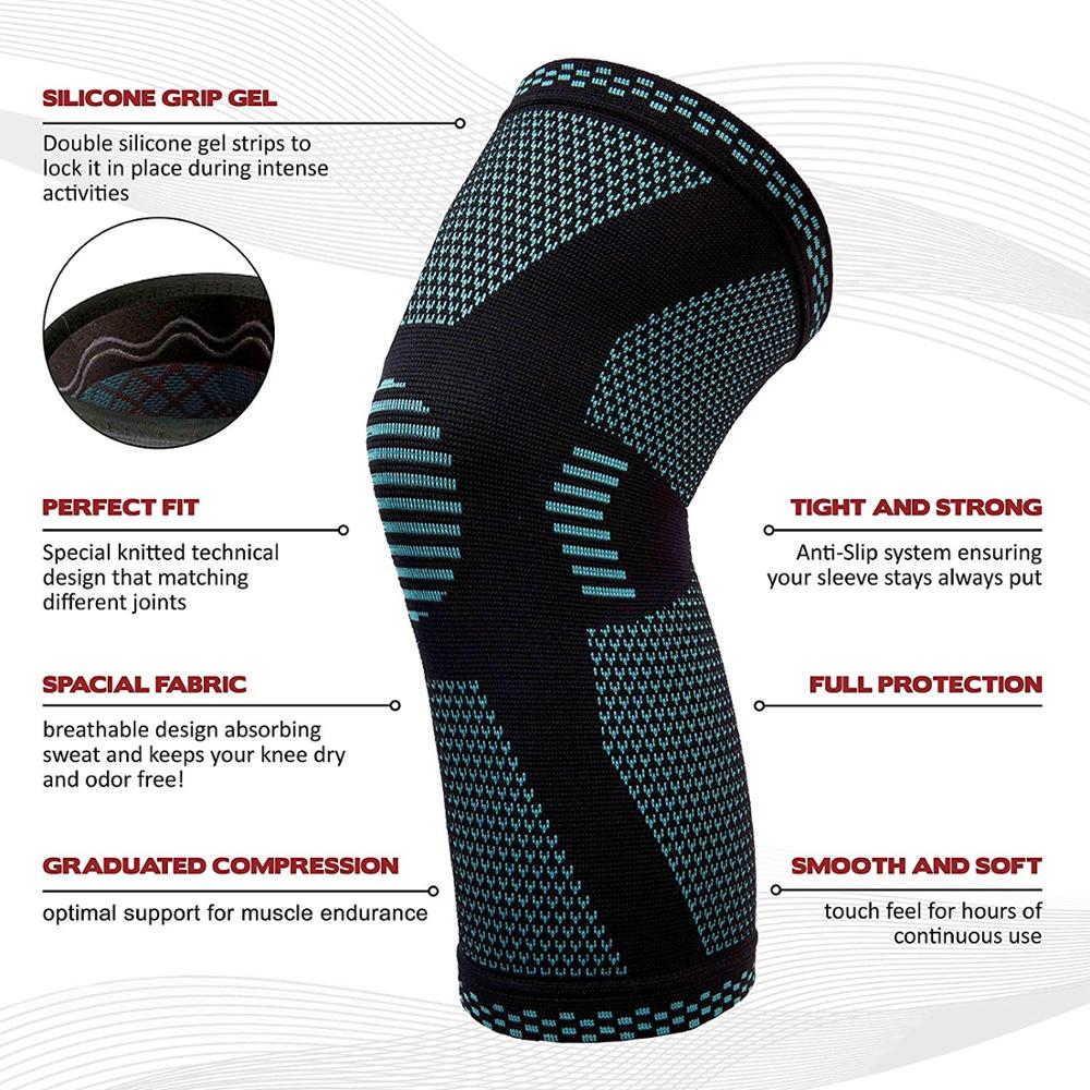 Sports knee pads knitted sports knee pads